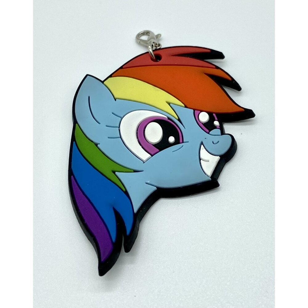 My Little Pony WeLoveFine Rainbow Dash Zipper Pull Clip 2014 3” New